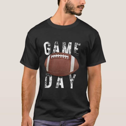 Vintage American Football Game Sports Lover T_Shirt
