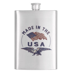 Vintage American Made in the USA Flask
