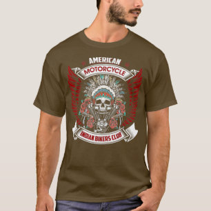Vintage American Motorcycle Indian For Old Biker T-Shirt