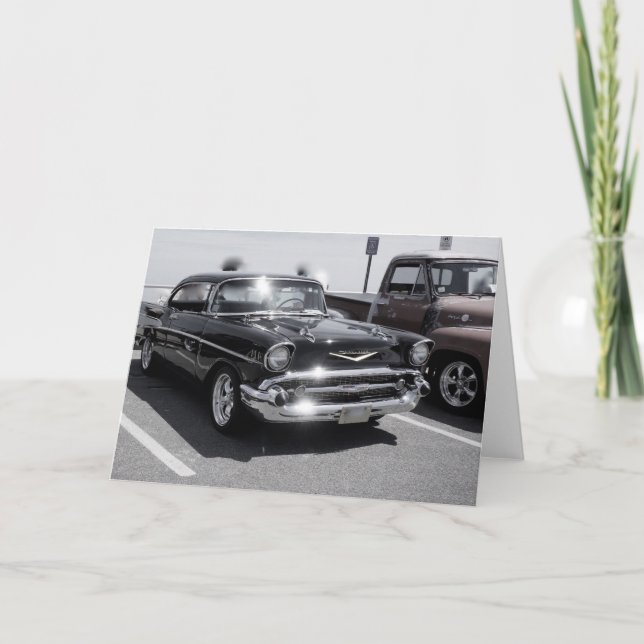 Vintage American Muscle Notecard (Front)