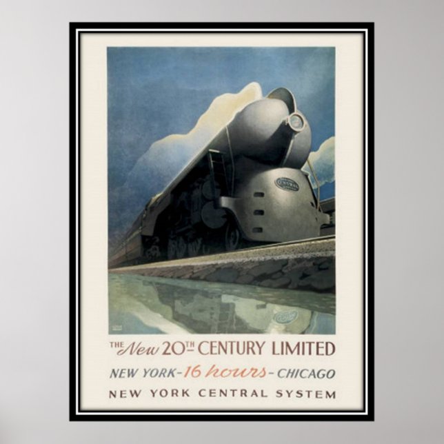 Vintage American Railway, USA - Poster (Front)