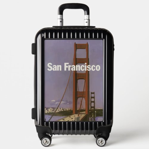 Vintage American San Francisco Travel Poster Luggage