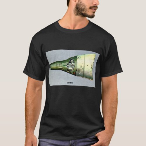 Vintage American Space Program Gemini Capsule T_Shirt