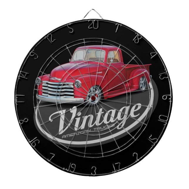 Vintage American Trucks Dart Board (Front)