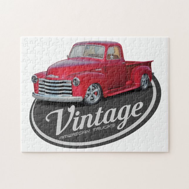 Vintage American Trucks Jigsaw Puzzle (Horizontal)