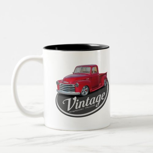 Vintage American Trucks Two_Tone Coffee Mug