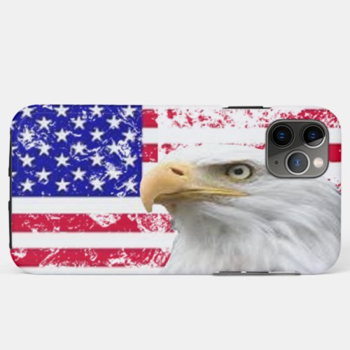 Vintage American USA Flag Eagle Iphone cases