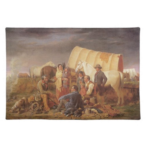 Vintage American West Advice on Prairie by Ranney Cloth Placemat