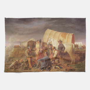 Vintage American West, Advice on Prairie by Ranney Kitchen Towel