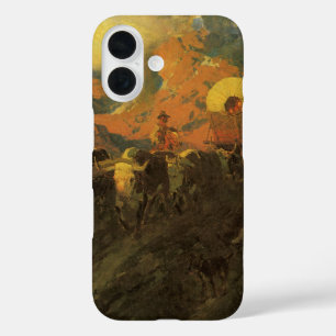 Vintage American West, Overland Trail by Johnson iPhone 16 Case