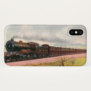 Vintage American West, Western Frontier Train iPhone X Case