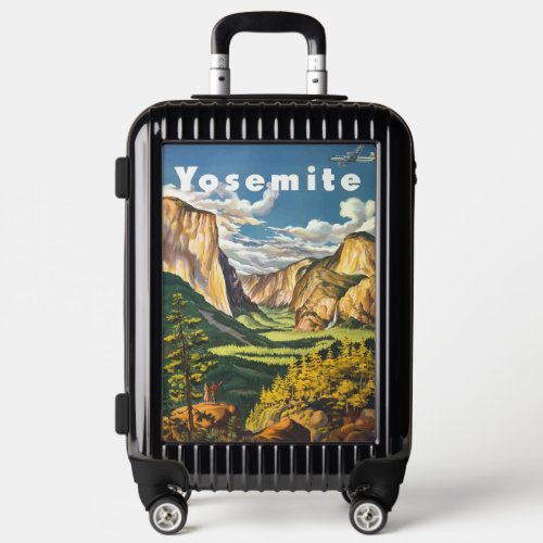 Vintage American Yosemite California Travel Poster Luggage