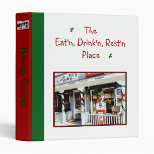 'Vintage Americana Christmas' Recipes Binder