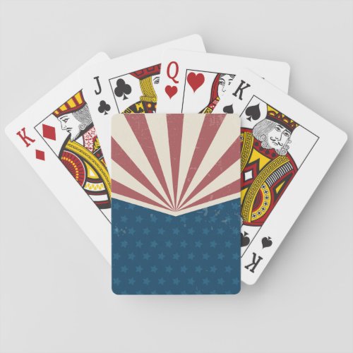 Vintage Americana Game  Poker Cards