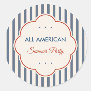 Vintage Americana Patriotic Sticker