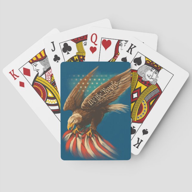 Vintage Americana Poker Cards (Back)