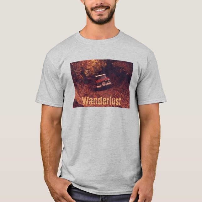 Vintage Americana Wanderlust T-Shirt (Front)