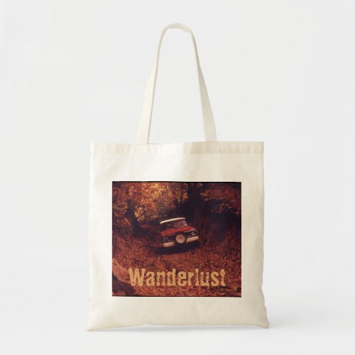 Vintage Americana Wanderlust Tote Bag