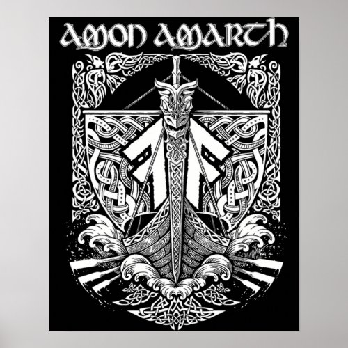 Vintage Amon Amarth Design For Fans Lover Poster