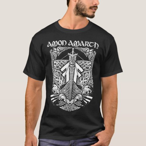 Vintage Amon Amarth Design For Fans Lover T_Shirt