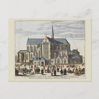 Vintage Amsterdam,Amsterdam, New Church Postcard