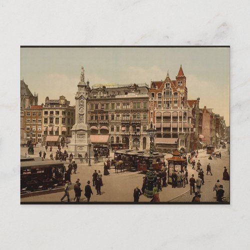 vintage Amsterdam  Holland Netherlands Postcard