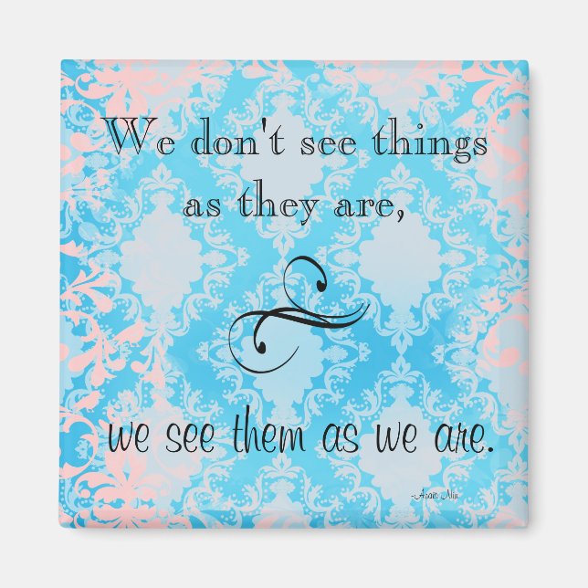 Vintage Anais Nin Quote Magnet (Front)