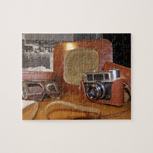Vintage analog Camera Jigsaw Puzzle (Horizontal)