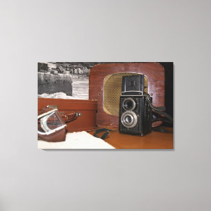 Vintage analog Camera-recorder Canvas Print