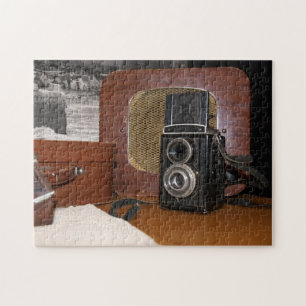 Vintage analog Camera-recorder Jigsaw Puzzle