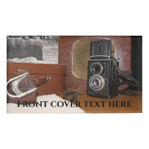 Vintage analog Camera-recorder Name Tag
