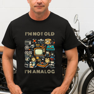 Vintage Analog Devices Collage Birthday Template T-Shirt