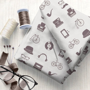 Vintage Analog Treasures Fabric #3 ID1073