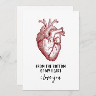 Anatomical heart - Art is Heart Stationery Cards by