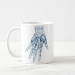 Vintage Anatomy Art Muscles Of The Hand Blue Coffee Mug at Zazzle