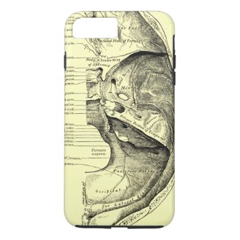 Vintage Anatomy | Base Of The Skull Inner Surface Iphone 8 Plus/7 Plus Case by vintage_anatomy at Zazzle