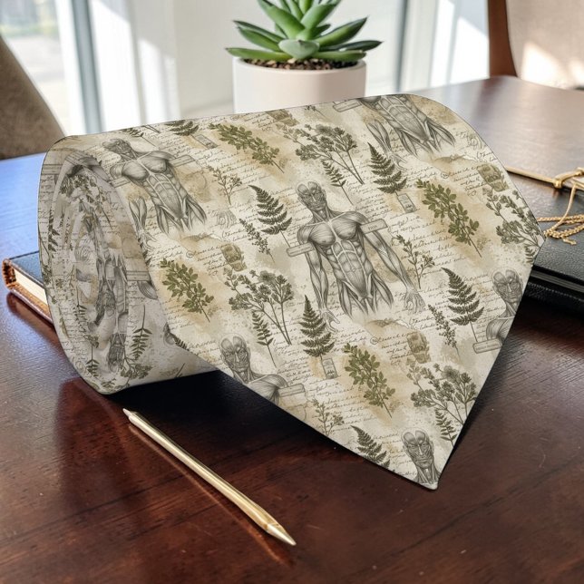 Vintage Anatomy Science Custom Necktie (Creator Uploaded)