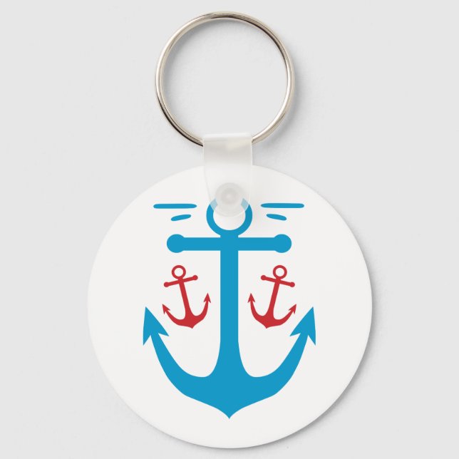 Vintage Anchor Keychain (Front)