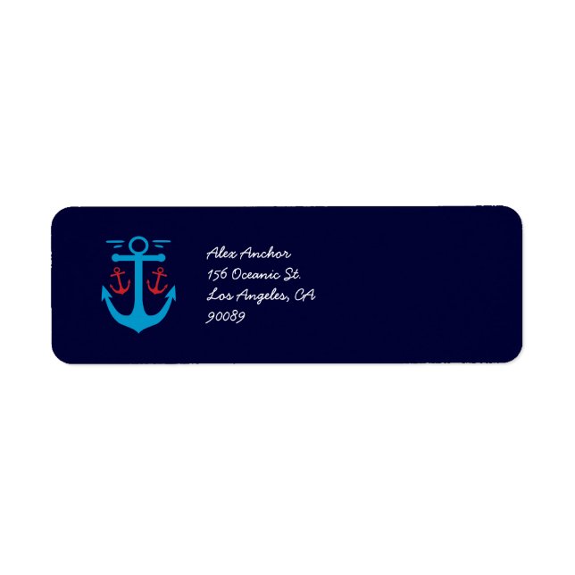 Vintage Anchor Label (Front)