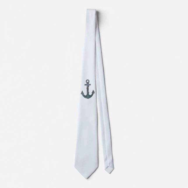 vintage anchor neck tie (Front)