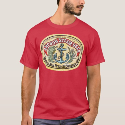 Vintage Anchor Steam Beer T_Shirt