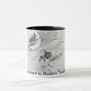 Vintage Ancient to Modern Travel Quote Coffee Mug