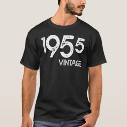 Vintage And Born In 1955 T-Shirt