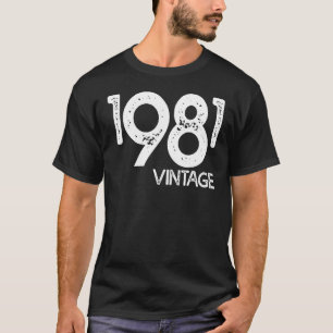 Vintage And Born In 1981 T-Shirt