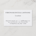 [ Thumbnail: Vintage and Classic Professional Business Card ]