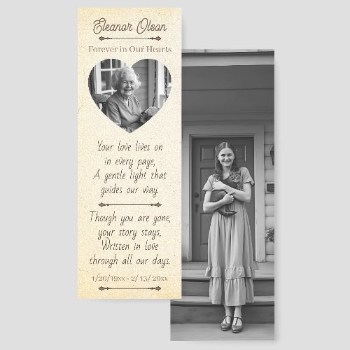 Vintage and Modern Photo Memorial Keepsake