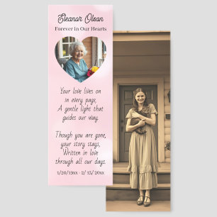 Vintage and Modern Photo Memorial Keepsake Bookmarks