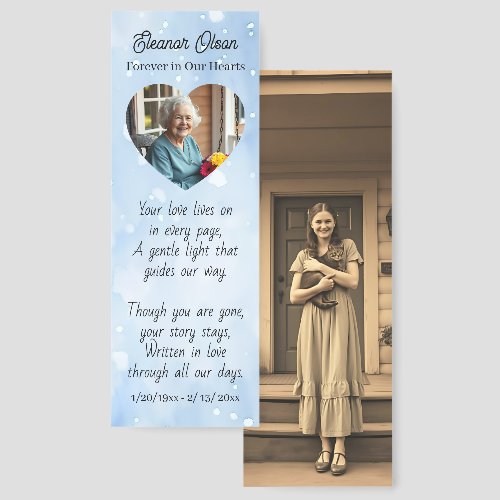Vintage and Modern Photo Memorial Keepsake