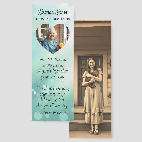 Vintage and Modern Photo Memorial Keepsake