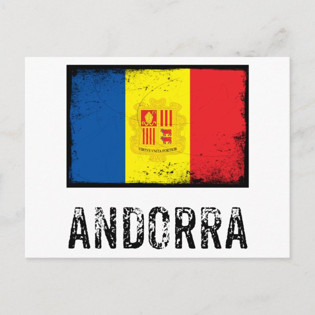 Vintage Andorra Postcard (Front)
